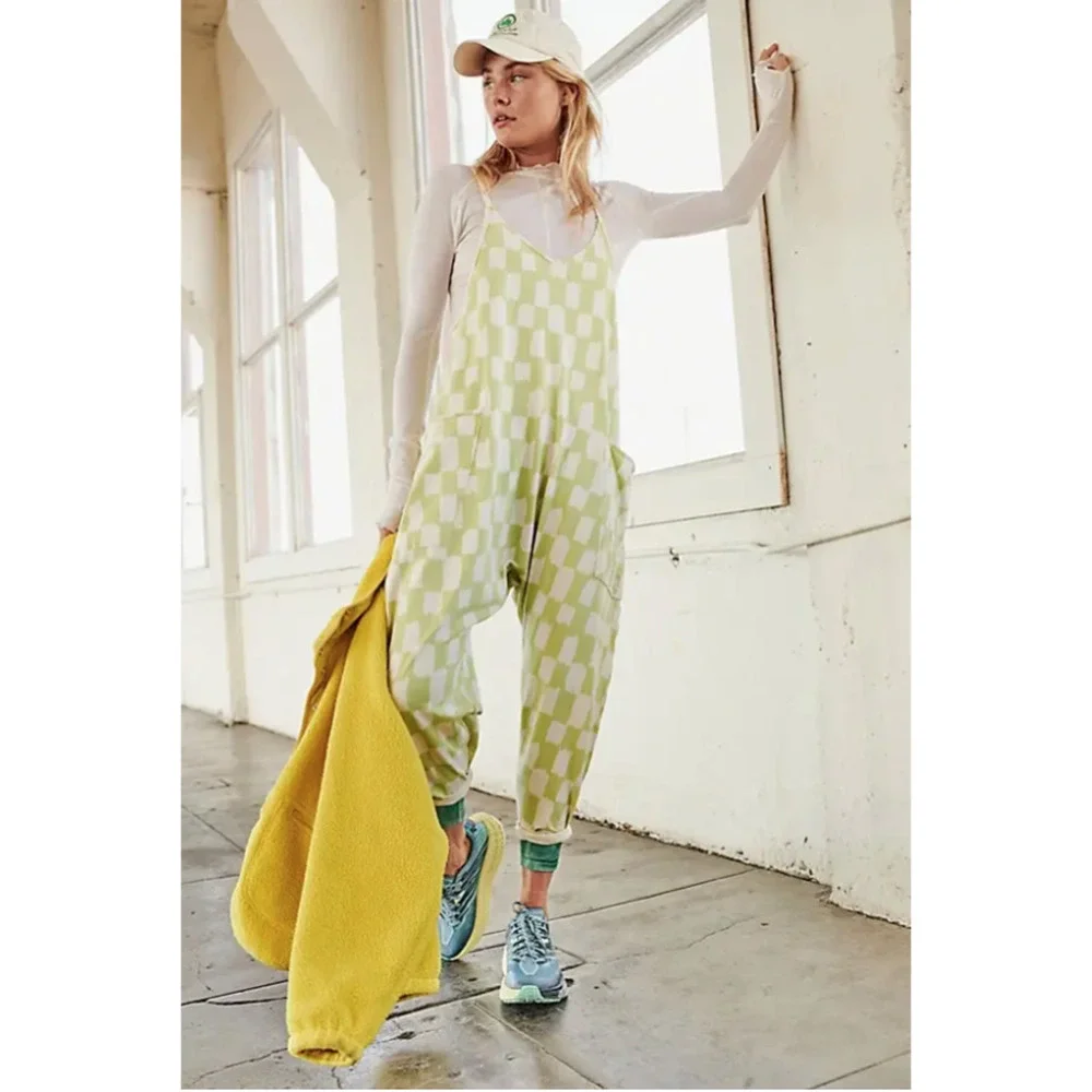 FREE PEOPLE Hot Shot Printed Onesie S NEW